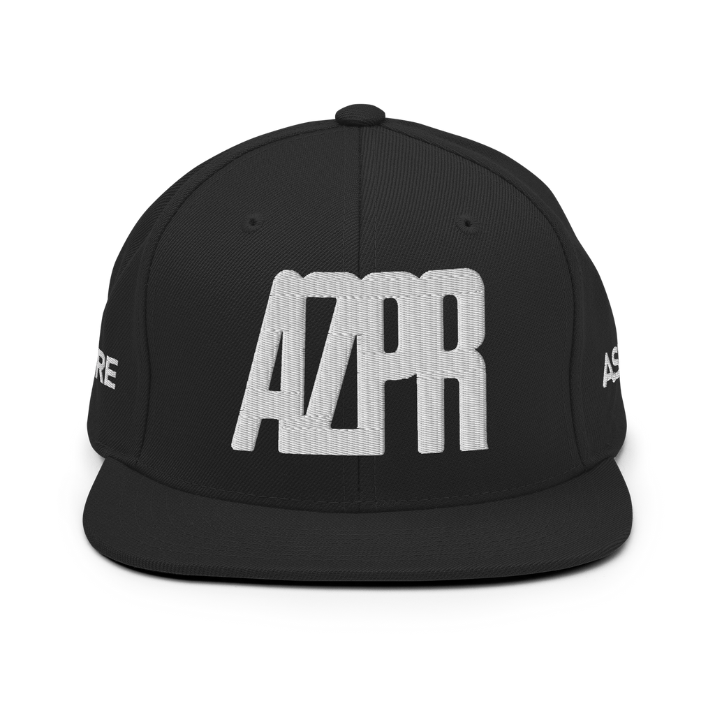 Black - THE ESSENTIAL SNAPBACK HAT - AZPR Apparel • A Mental Health Movement
