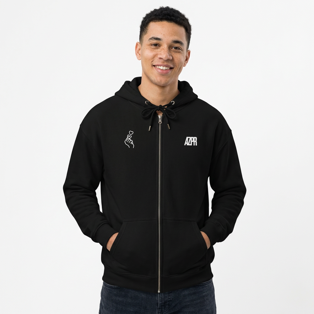 "ONE" ZIPPED HOODIE - AZPR Apparel • A Mental Health Movement