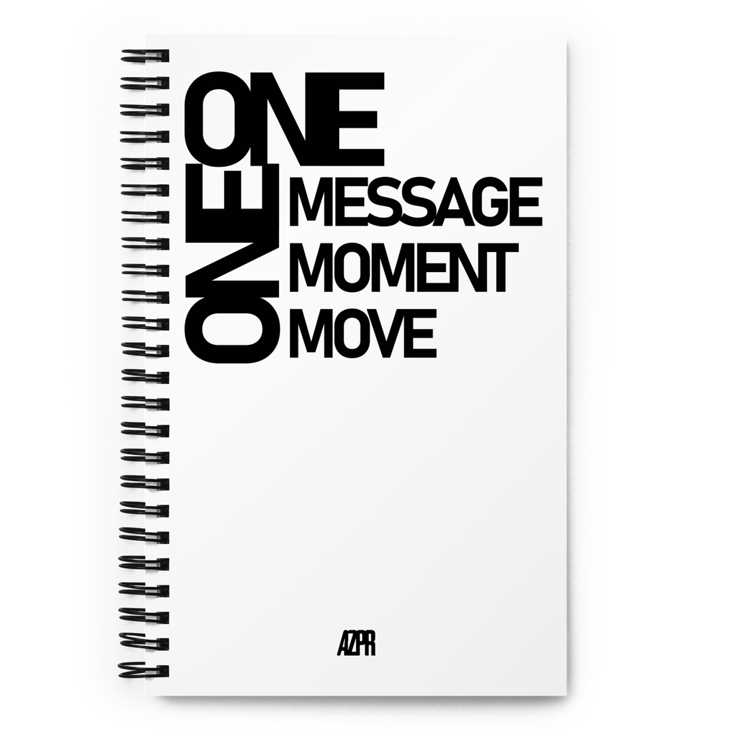 "ONE" PAPER NOTEBOOK